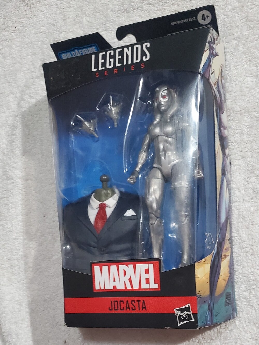 Marvel Jocasta Figure with Silver Body and Navy Suit